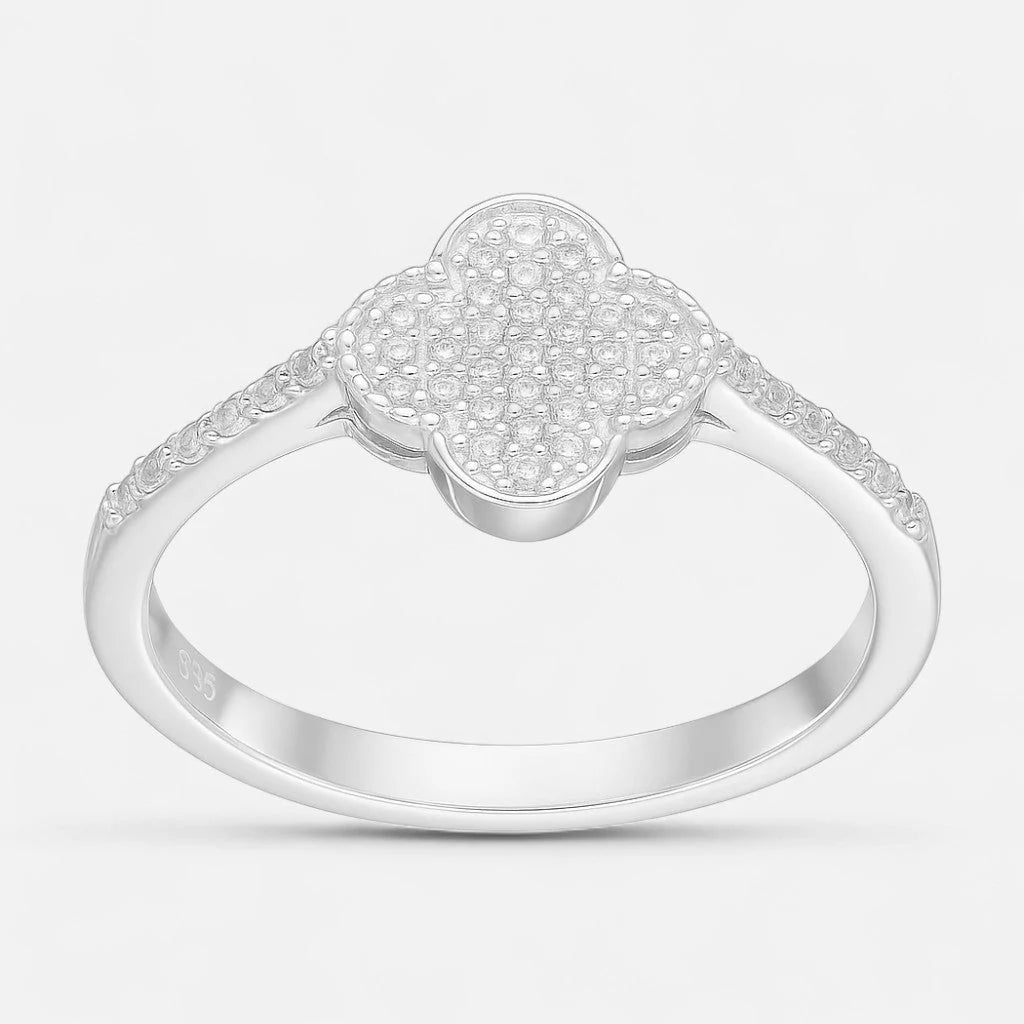 Anillo Trébol de la Suerte Circones 18