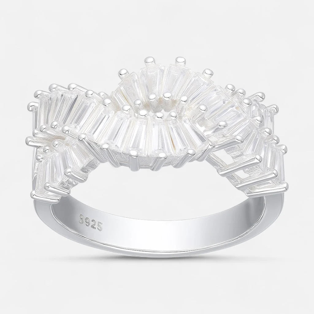 Anillo Trenzado Circones Baguette 14