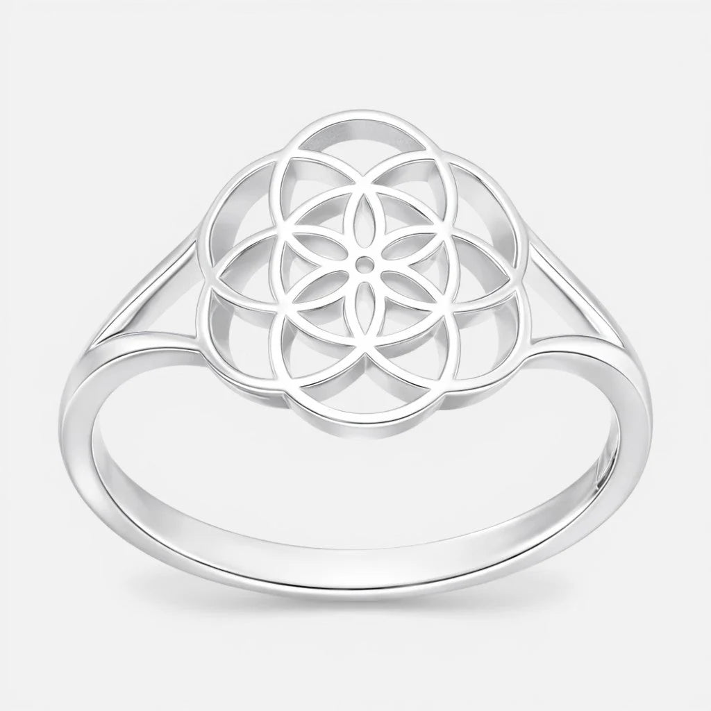 Anillo Flor Mandala 13
