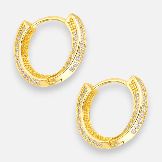 Argolla Huggie Circones 18 mm