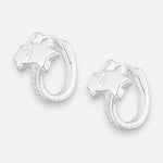 Argolla Huggie Estrella Circones 13 mm