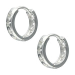 Argolla Huggie Estrellas 15 mm