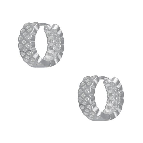 Argolla Huggie Infinitos 12 mm