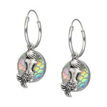 Argolla Sirena Cristal Tornasol 14 mm