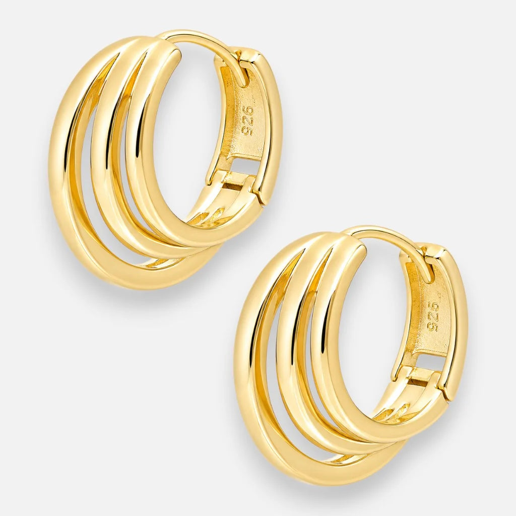 Argolla Lisa Triple 15 mm