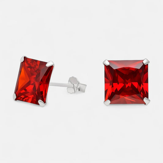 Aro Circón Granate 10x10 mm
