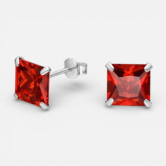 Aro Circón Granate 8x8 mm
