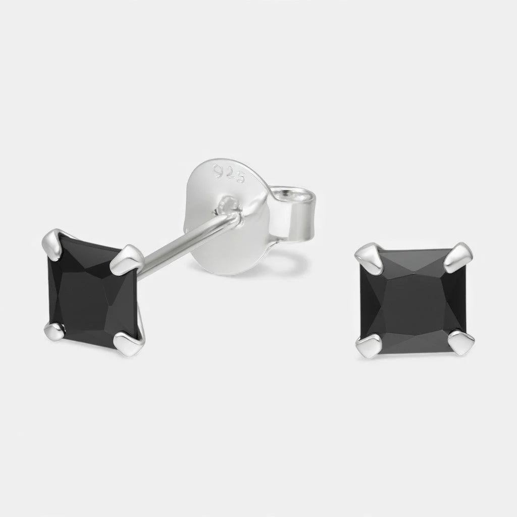 Aro Circón Ónix 4x4 mm