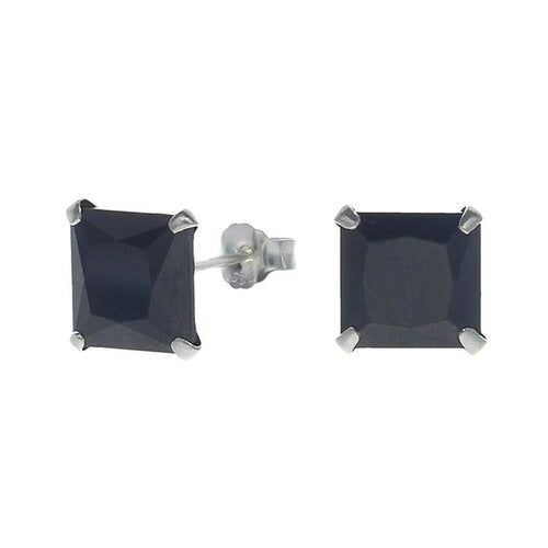 Aro Circón Ónix 8x8 mm