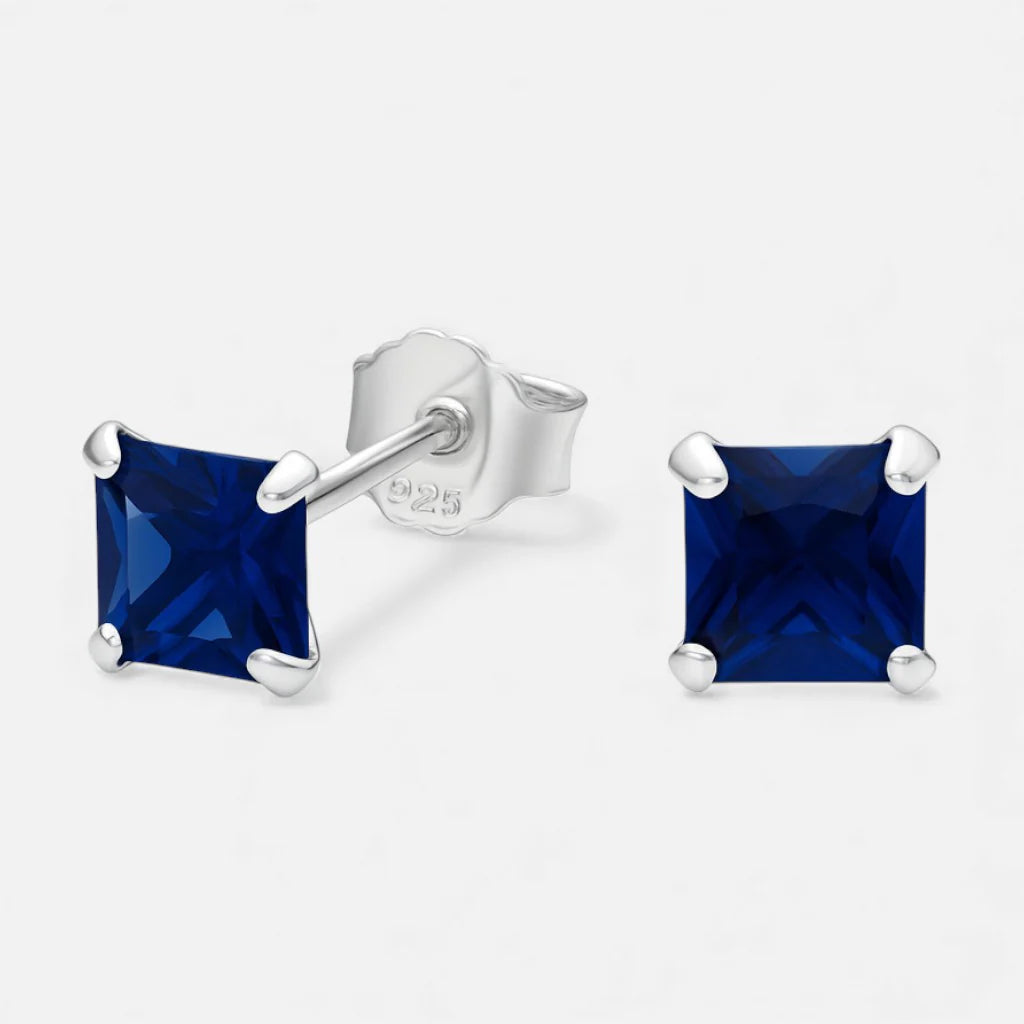 Aro Circón Zafiro 4x4 mm