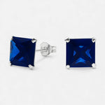 Aro Circón Zafiro 8x8 mm