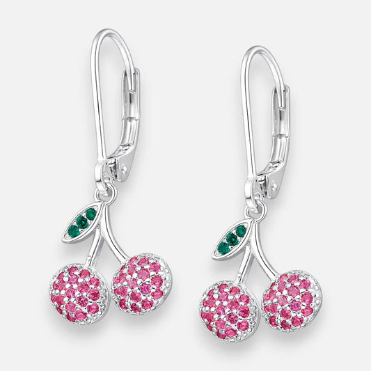 Aro Clip Cerezas Circones Multicolor