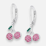 Aro Clip Cerezas Circones Multicolor