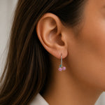 Aro Clip Cerezas Circones Multicolor
