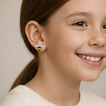 Aro con Tope Abeja Circones Esmaltada