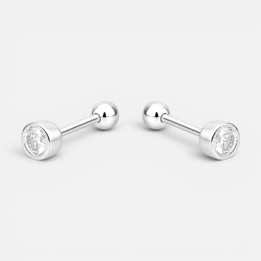 Aro con Tope Circón 3 mm