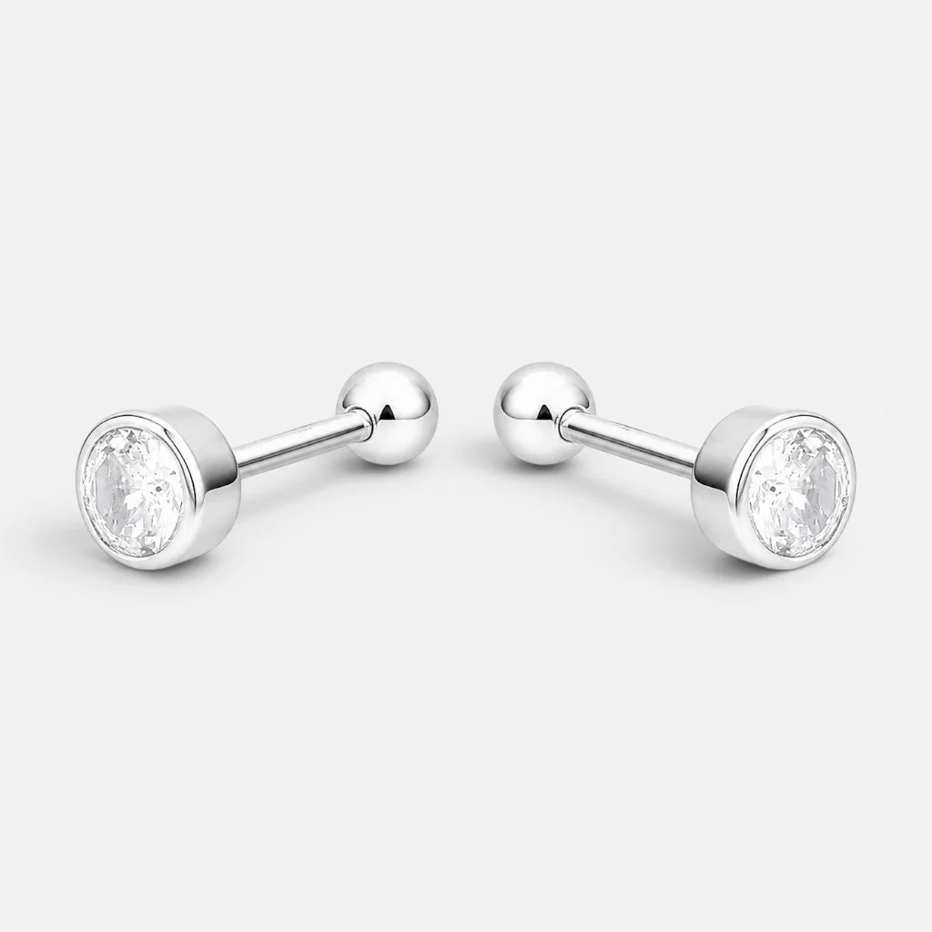 Aro con Tope Circón 4 mm