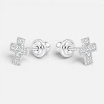 Aro con Tope Cruz Circones 7x6 mm