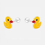 Aro con Tope Patito Esmaltado 8 mm