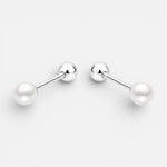 Aro con Tope Perla 4 mm