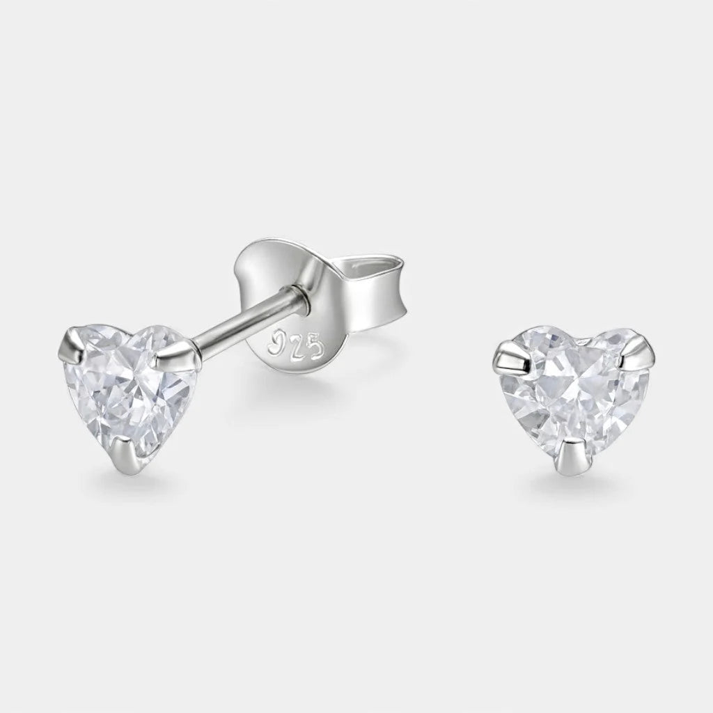 Aro Corazón Circón 4 mm