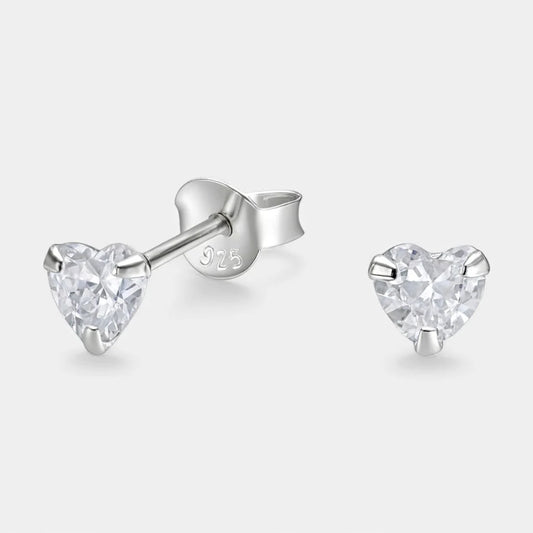 Aro Corazón Circón 4 mm