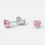 Aro Corazón Circón Rosa Francia 4 mm