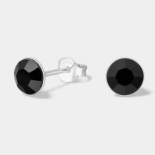 Aro Cristal Negro 6 mm