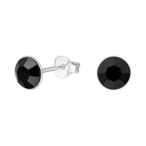 Aro Cristal Negro 6 mm