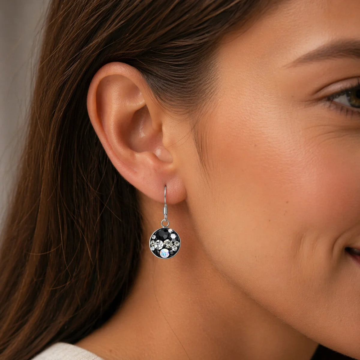 Aro Cristales Hecho con Swarovski Multicolor