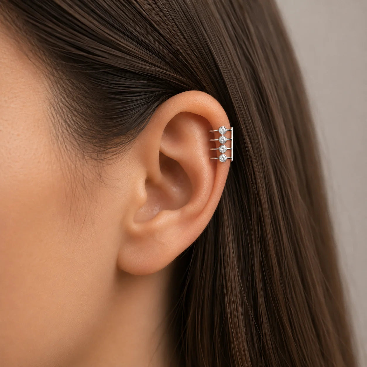 Aro Ear Cuff 4 Líneas Circones