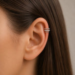Aro Ear Cuff Esferas Circones