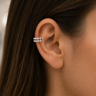 Aro Ear Cuff Esferas Valor por Unidad