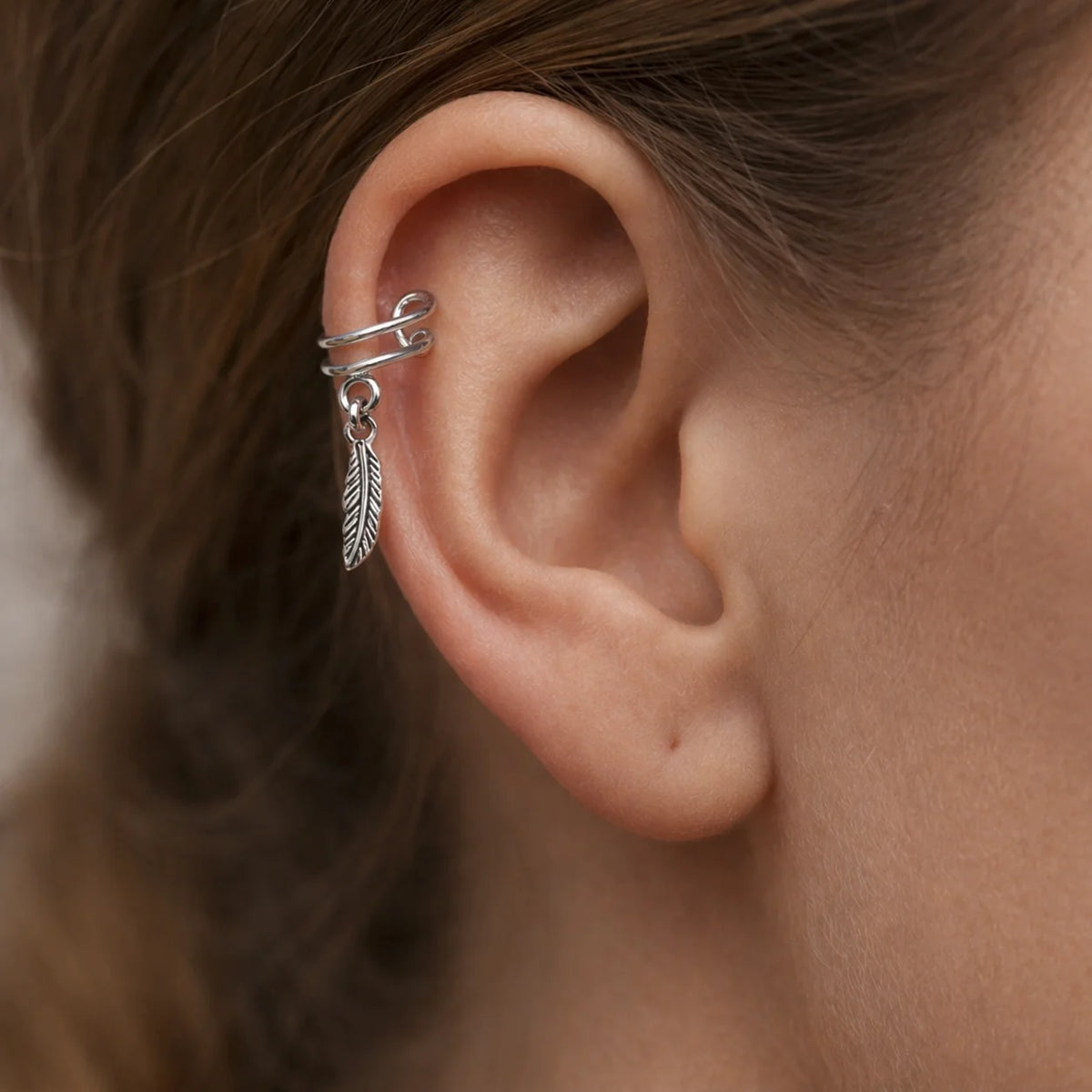 Aro Ear Cuff Pluma