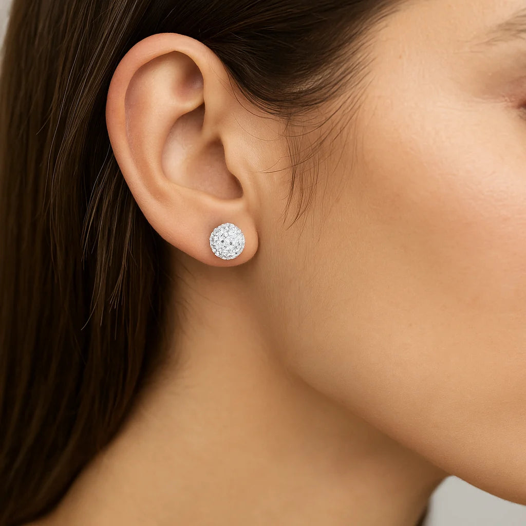 Aro Esfera Strass 10 mm