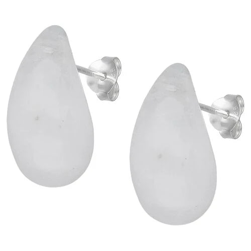 Aro Gota Chunky Cuarzo Blanco