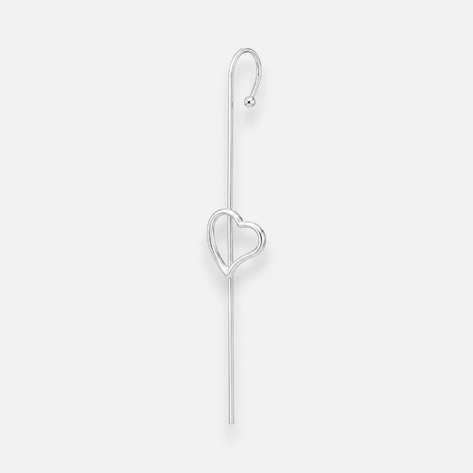 Aro Pasador Cuff Corazón Valor Por Unidad