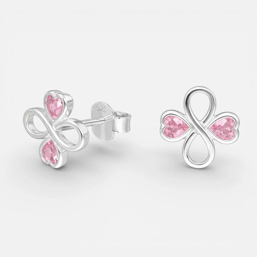 Aro Infinito Corazones Circones Rosa Francia