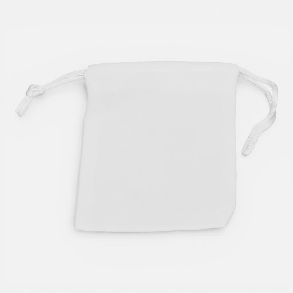Bolsa Terciopelo Blanca 7x9 cm