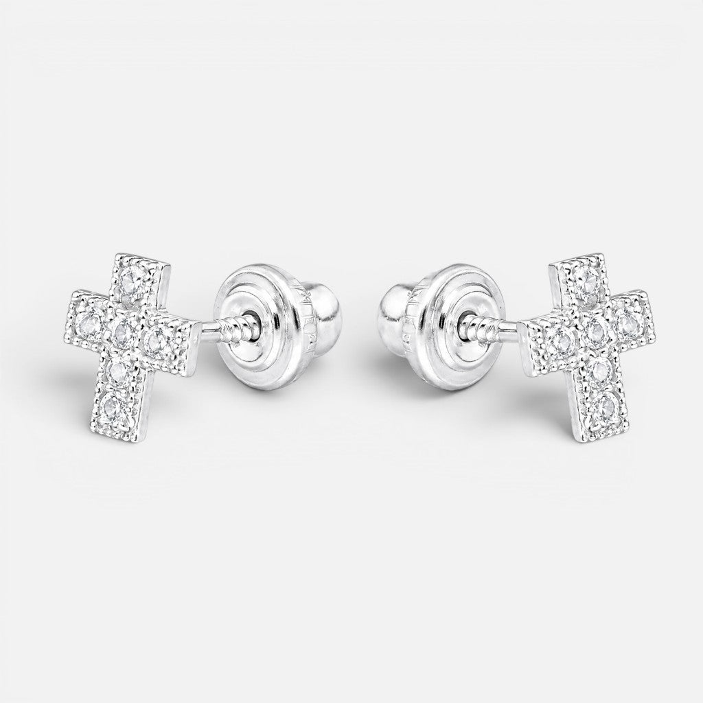 Aro con Tope Cruz Circones 7x6 mm