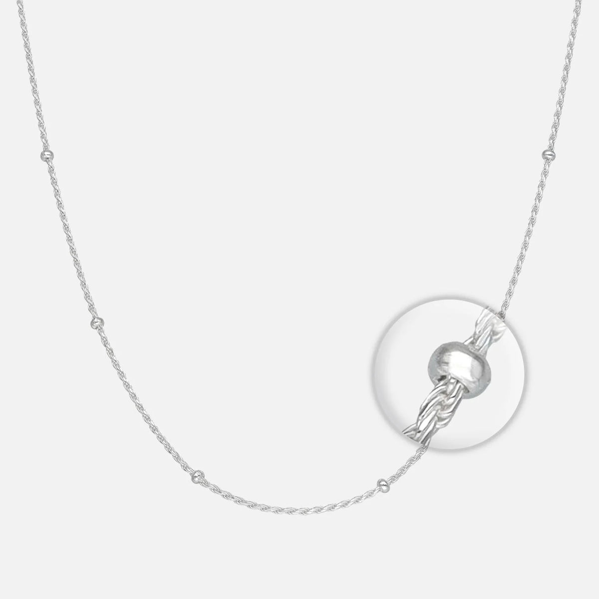 Cadena Turbillon con Bolitas 45