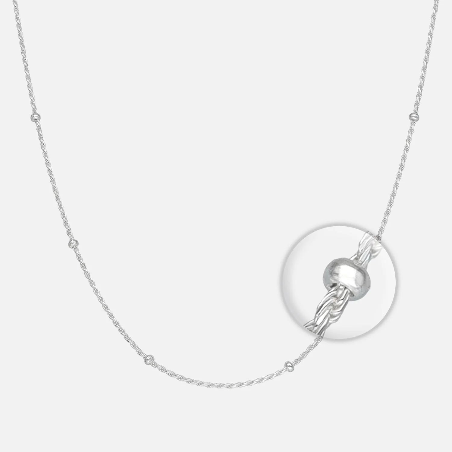 Cadena Turbillon con Bolitas 45