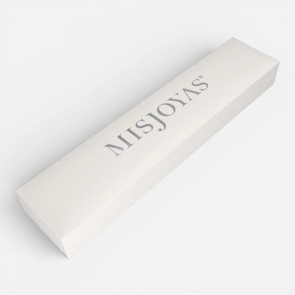 Cofre Blanco Para Pulsera Elegance Mis Joyas