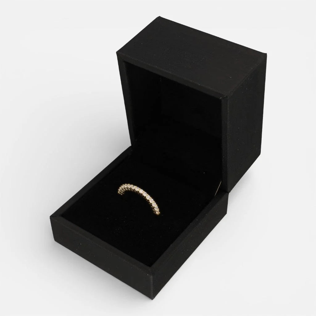 Cofre Negro Para Anillo Elegance Mis Joyas