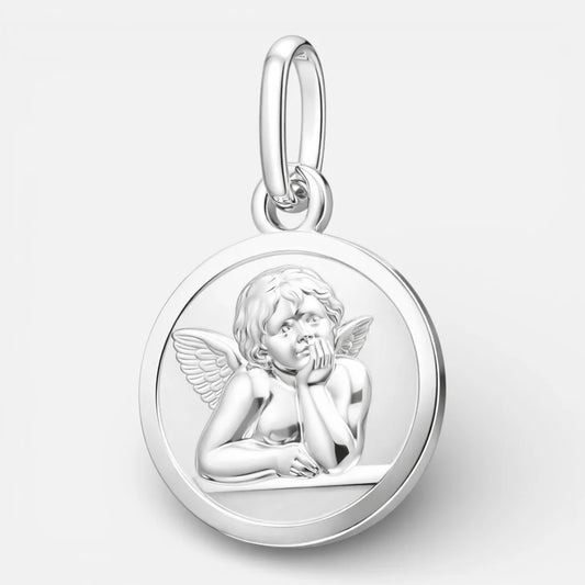 Colgante Ángel de la Guarda Satinado