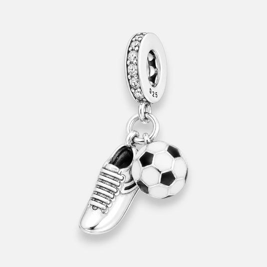 Colgante Charm Zapato Pelota de Fútbol