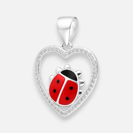 Colgante Corazón Chinita Esmaltada Circones