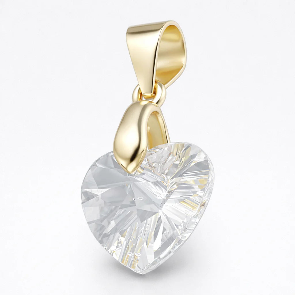 Colgante Corazón Hecho con Cristal Swarovski