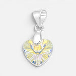Colgante Corazón Hecho con Cristal Swarovski Tornasol