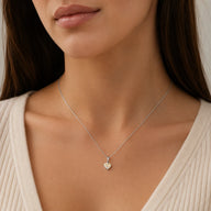 Colgante Corazón Hecho con Cristal Swarovski Tornasol